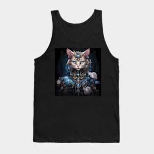 Fantasy Siberian Cat Tank Top